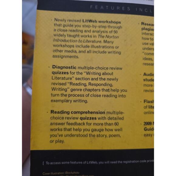 Norton Introduction to Literature by Kelly J. Mays (2010, Trade Paperback) - Picture 4 of 15
